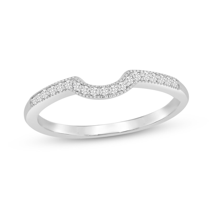 Main Image 6 of 7/8 CT. T.W. Diamond Flower Frame Marquise-Shaped Collar Bridal Set in 14K White Gold