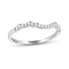 Thumbnail Image 5 of 1-3/8 CT. T.W. Composite Oval Diamond Three Piece Twist Shank Bridal Set in 14K White Gold