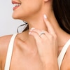 Thumbnail Image 2 of 1 CT. T.W. Marquise Diamond Past Present Future® Frame Split Shank Engagement Ring in 14K White Gold