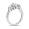 Thumbnail Image 3 of 1 CT. T.W. Marquise Diamond Past Present Future® Frame Split Shank Engagement Ring in 14K White Gold