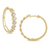 1 CT. T.W. Diamond Hoop Earrings in 10K Gold