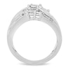 Thumbnail Image 2 of 1/3 CT. T.W. Diamond Multi-Row Ring in Sterling Silver
