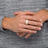 Thumbnail Image 2 of Men's 2 CT. T.W. Certified Lab-Grown Diamond Border Three Stone Ring in 14K Gold (F/SI2)