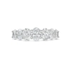 Thumbnail Image 4 of Vera Wang Love Collection 2 CT. T.W. Certified Lab-Grown Diamond Seven Stone Anniversary Band in 14K White Gold