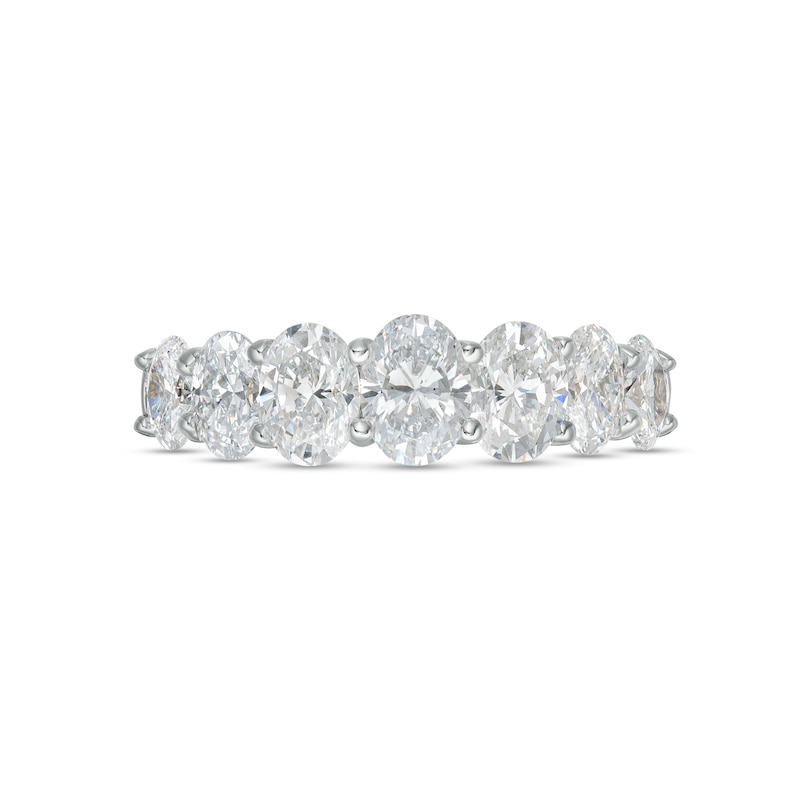 TRUE Lab-Created Diamonds by Vera Wang Love 2 CT. T.W. Seven Stone Anniversary Band in 14K White Gold (F/VS2)