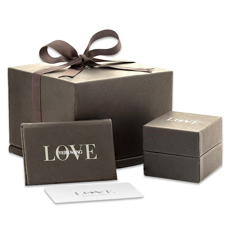 Main Image 5 of Vera Wang Love Collection 2 CT. T.W. Certified Lab-Grown Diamond Seven Stone Anniversary Band in 14K White Gold