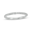 Thumbnail Image 0 of TRUE Lab-Created Diamonds by Vera Wang Love 1/4 CT. T.W. Anniversary Band in 14K White Gold (F/VS2)
