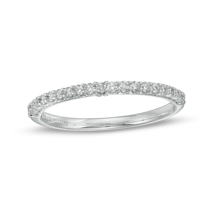 Main Image 1 of TRUE Lab-Grown Diamonds by Vera Wang Love 1/4 CT. T.W. Anniversary Band in 14K White Gold
