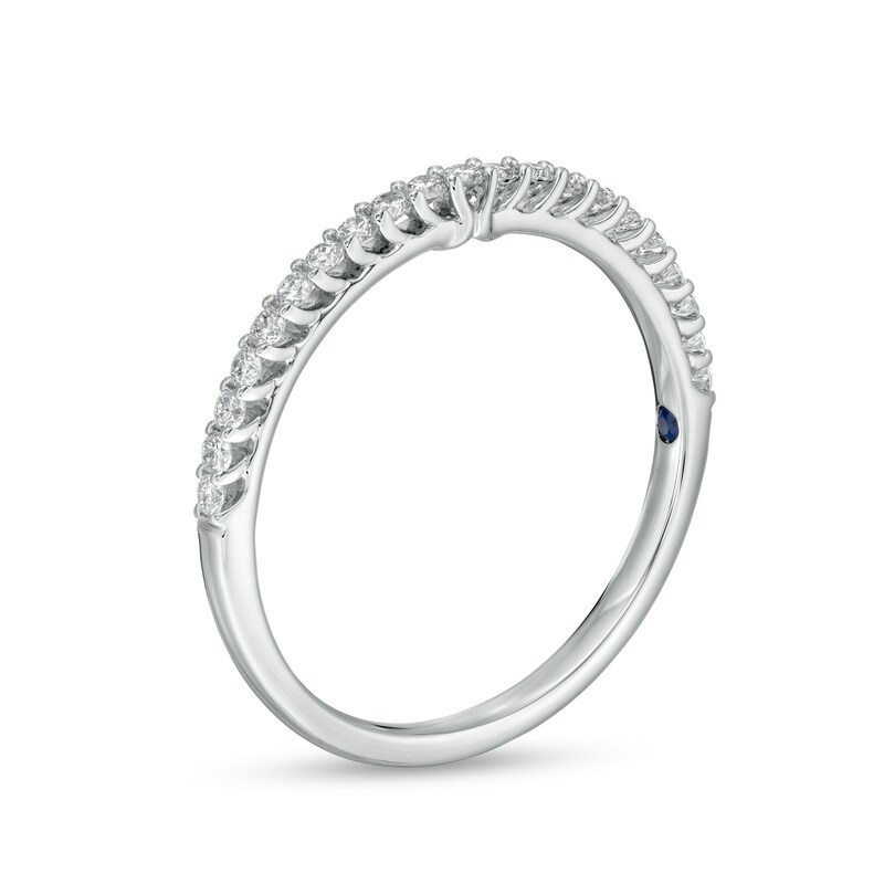 TRUE Lab-Created Diamonds by Vera Wang Love 1/4 CT. T.W. Anniversary Band in 14K White Gold (F/VS2)