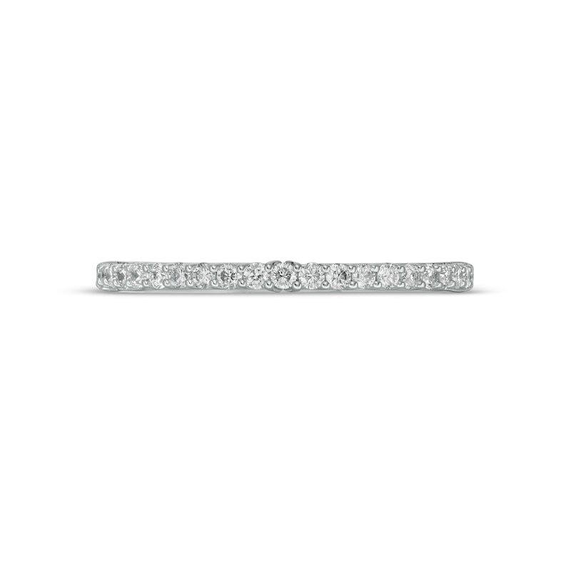 Main Image 4 of TRUE Lab-Grown Diamonds by Vera Wang Love 1/4 CT. T.W. Anniversary Band in 14K White Gold