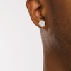 Thumbnail Image 2 of Men's 1 CT. T.W. Multi-Diamond Stud Earrings in 10K Gold