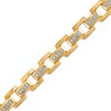 Thumbnail Image 1 of Men's 1 CT. T.W. Diamond Box Chain Link Bracelet in 10K Gold - 8.5"
