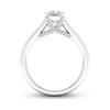 Thumbnail Image 4 of Trouvaille Collection 1 CT. T.W. DeBeers®-Graded Princess-Cut Diamond Solitaire Engagement Ring in Platinum (F/I1)