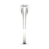 Thumbnail Image 5 of Trouvaille Collection 1 CT. T.W. DeBeers®-Graded Princess-Cut Diamond Solitaire Engagement Ring in Platinum (F/I1)