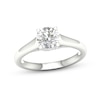 Thumbnail Image 1 of Trouvaille Collection 1 CT. T.W. DeBeers®-Graded Diamond Solitaire Engagement Ring in Platinum (F/I1)