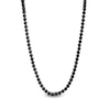 Thumbnail Image 1 of Men's 10 CT. T.W. Black Enhanced Diamond Tennis Necklace in Sterling Silver with Black Rhodium - 20"