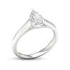 Trouvaille Collection 1 CT. T.W. DeBeers®-Graded Pear-Shaped Diamond Solitaire Engagement Ring in Platinum (F/I1)