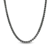 Thumbnail Image 1 of Men's 3-1/2 CT. T.W. Black Diamond Necklace in Sterling Silver with Black Rhodium - 20"