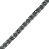 Thumbnail Image 1 of 1-1/2 CT. T.W. Black Diamond Bracelet in Sterling Silver with Black Rhodium - 8.5"