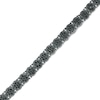 Thumbnail Image 0 of Men's 1-1/2 CT. T.W. Black Diamond Bracelet in Sterling Silver with Black Ruthenium - 8.5"