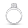 Thumbnail Image 2 of 1 CT. T.W. Diamond Frame Three Piece Bridal Set in 10K White Gold