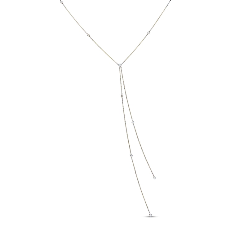 1/6 CT. T.W. Diamond Lariat Necklace in 10K Gold