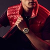 Thumbnail Image 6 of Men's Citizen Eco-Drive® Tony Stark Gold-Tone Strap Watch with Black Dial (Model: BM6992-09W)