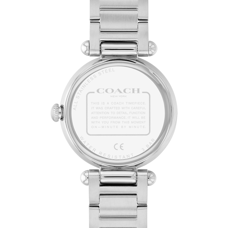 Main Image 3 of Ladies' Coach Cary Crystal Accent Watch with Mother-of-Pearl Dial (Model: 14503830)