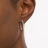 Thumbnail Image 2 of 1/2 CT. T.W. Diamond Inside-Out Hoop Earrings in 10K White Gold