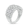 Thumbnail Image 3 of 3 CT. T.W. Certified Lab-Grown Diamond Multi-Row Ring in 14K White Gold (F/SI2)