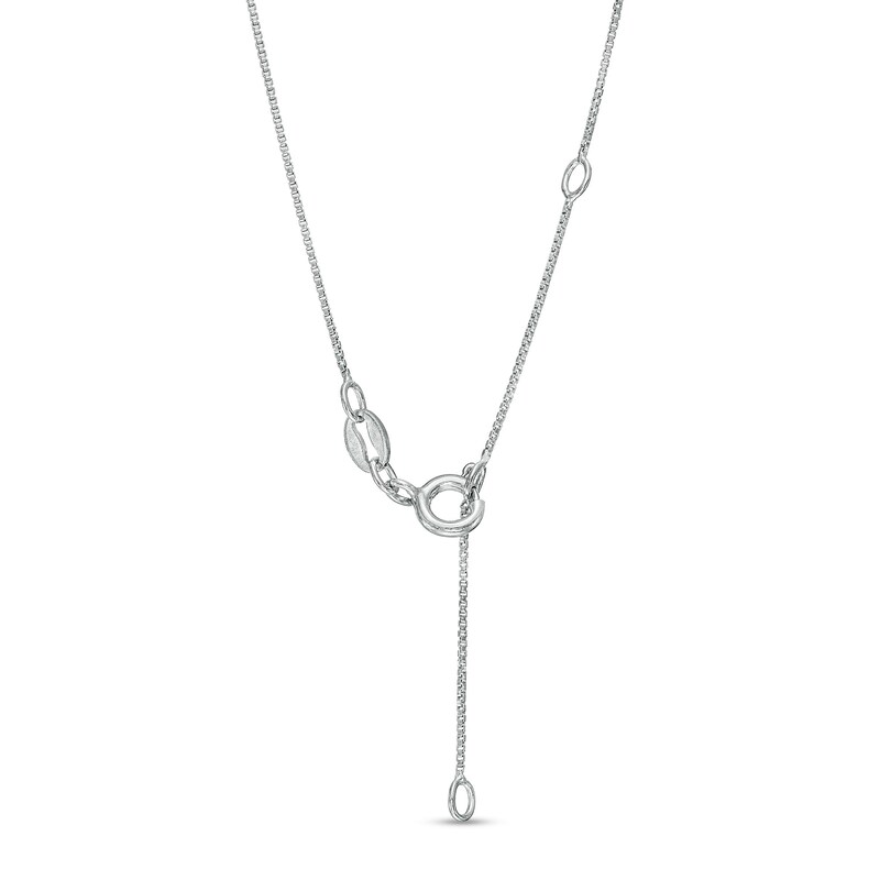 1/2 CT. T.W. Certified Lab-Created Diamond Cushion Frame Drop Pendant in 14K White Gold (F/SI2)