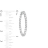 Thumbnail Image 3 of 1-1/2 CT. T.W. Certified Lab-Grown Diamond Inside-Out Hoop Earrings in 14K White Gold (F/SI2)