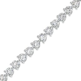 5 CT. T.W. Certified Lab-Created Diamond Tennis Bracelet in 14K White Gold (F/SI2) - 7.25&quot;