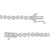 Thumbnail Image 2 of 5 CT. T.W. Certified Lab-Created Diamond Tennis Bracelet in 14K White Gold (F/SI2) - 7.25"