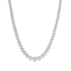 Thumbnail Image 0 of 3 CT. T.W. Certified Lab-Created Diamond Journey Necklace in 14K White Gold (F/SI2)