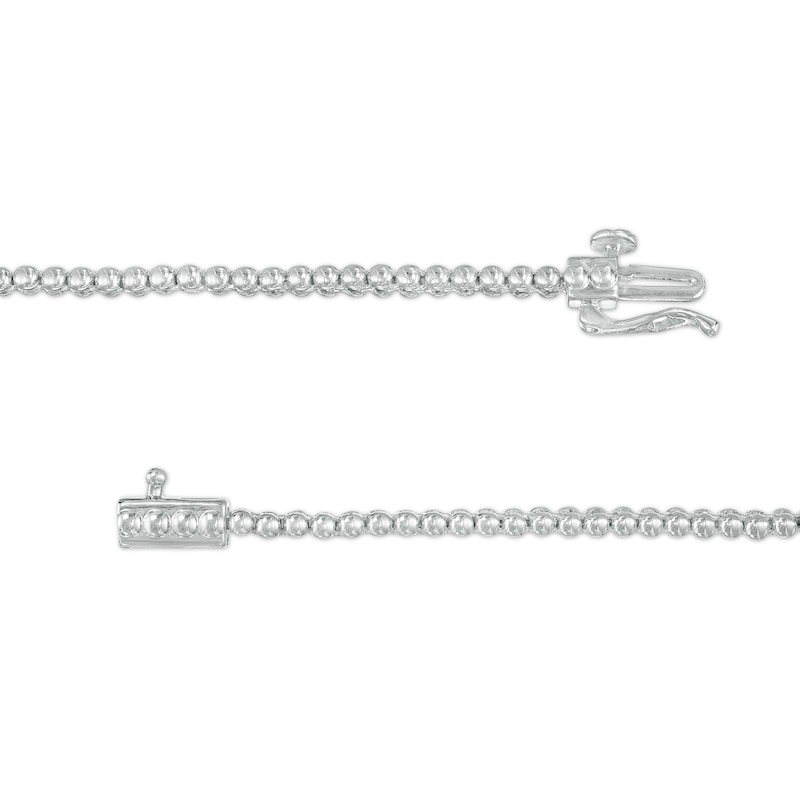 3 CT. T.W. Certified Lab-Created Diamond Journey Necklace in 14K White Gold (F/SI2)