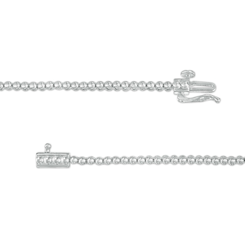 Main Image 3 of 3 CT. T.W. Certified Lab-Grown Diamond Journey Necklace in 14K White Gold (F/SI2)