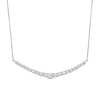 Thumbnail Image 0 of 2 CT. T.W. Certified Lab-Created Diamond Journey Necklace in 14K White Gold (F/SI2)
