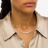 Thumbnail Image 1 of 2 CT. T.W. Certified Lab-Created Diamond Journey Necklace in 14K White Gold (F/SI2)