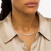 Thumbnail Image 2 of 2 CT. T.W. Certified Lab-Grown Diamond Journey Necklace in 14K White Gold (F/SI2)