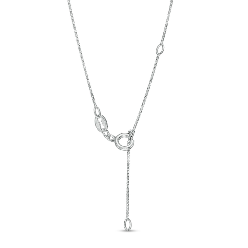 Main Image 3 of 2 CT. T.W. Certified Lab-Grown Diamond Journey Necklace in 14K White Gold (F/SI2)