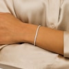 Thumbnail Image 1 of 1 CT. T.W. Certified Lab-Created Diamond Tennis-Style Bolo Bracelet in 14K White Gold (F/SI2) - 8.0"