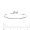 Thumbnail Image 2 of 1 CT. T.W. Certified Lab-Created Diamond Tennis-Style Bolo Bracelet in 14K White Gold (F/SI2) - 8.0"