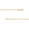 Thumbnail Image 2 of Cursive "love" Bracelet in 10K Gold - 7.75"