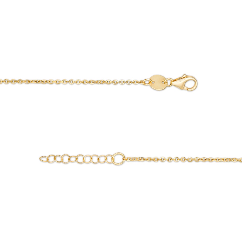 Main Image 2 of Cursive "love" Bracelet in 10K Gold - 7.75"
