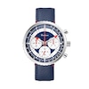 Thumbnail Image 1 of Men's Bulova Archive Series Chronograph C Strap Watch with Blue and White Dial (Model: 96A283)