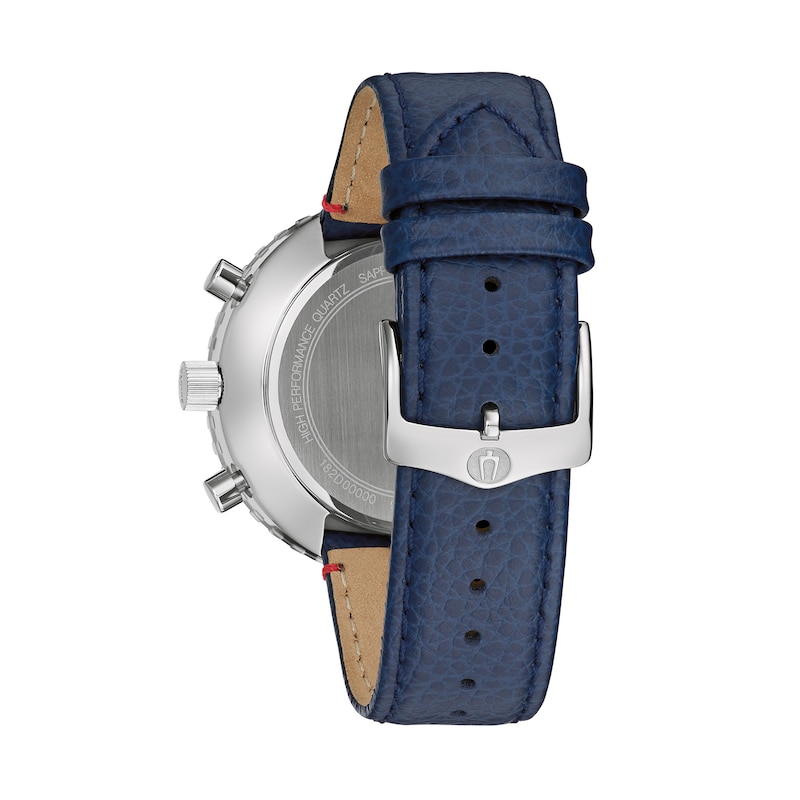 Main Image 3 of Men's Bulova Archive Series Chronograph C Strap Watch with Blue and White Dial (Model: 96A283)