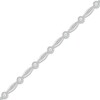 Thumbnail Image 1 of 1/2 CT. T.W. Diamond Alternating Link Line Bracelet in Sterling Silver – 7.25"