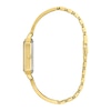 Thumbnail Image 2 of Ladies' Citizen Eco-Drive® Silhouette Crystal Gold-Tone Bangle Watch with Rectangular Black Dial (Model: EM0982-54E)