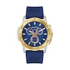 Thumbnail Image 1 of Men's Caravelle by Bulova Aqualuxx Two-Tone Chronograph Silicone Strap Watch with Blue Dial (Model: 45B161)